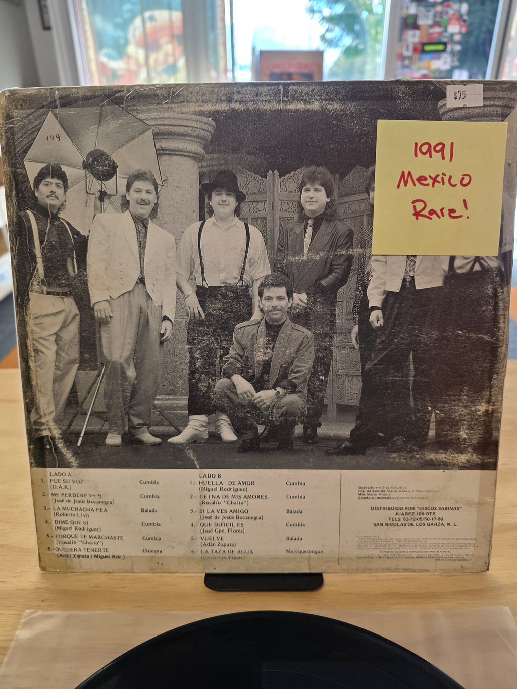 Toppaz de Reynaldo Flores - Fue su voz (1991 Mexico rare)