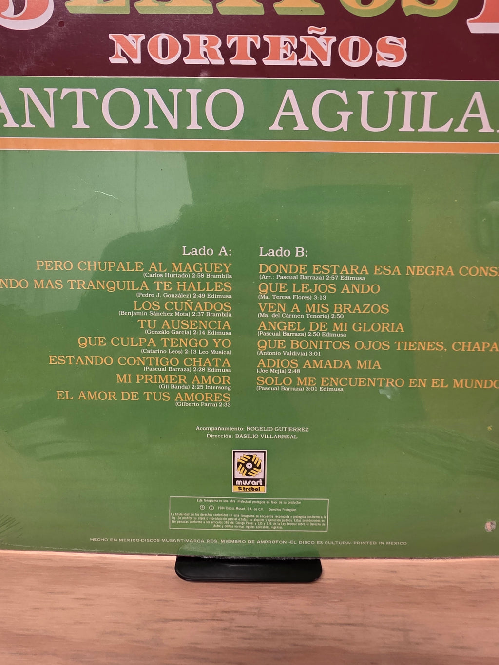 Antonio Aguilar - 15 Exitos Norteños (1984 Sealed)