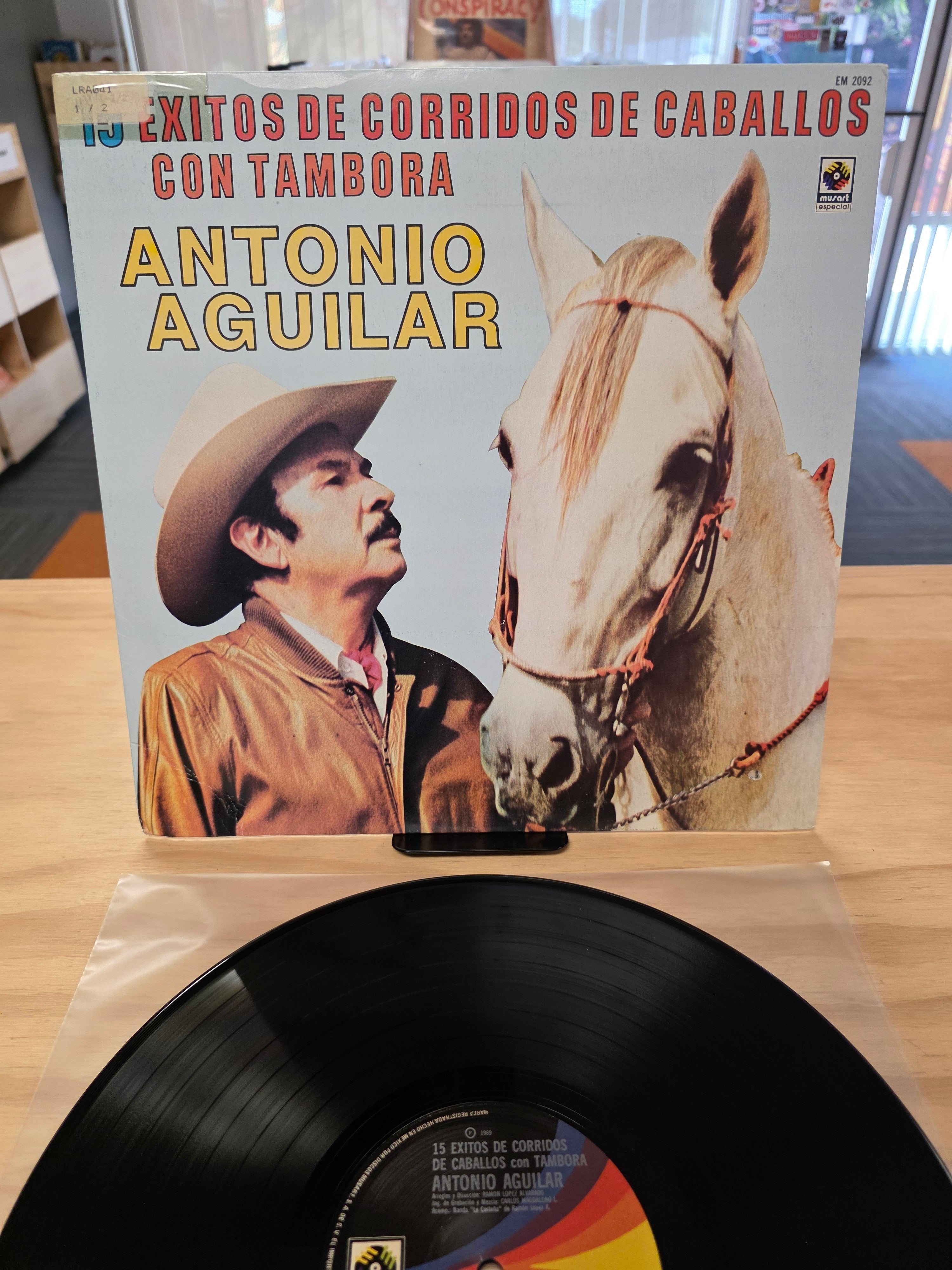 Antonio Aguilar - 15 exitos Corridos de Caballos famosos con Tambora