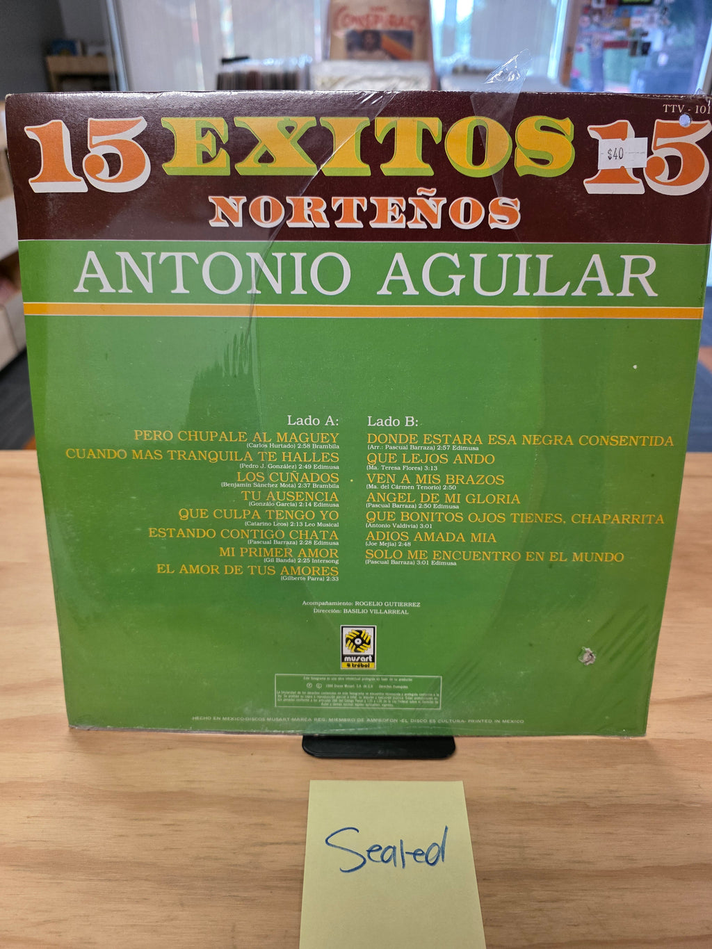 Antonio Aguilar - 15 exitos Norteños (Sealed)