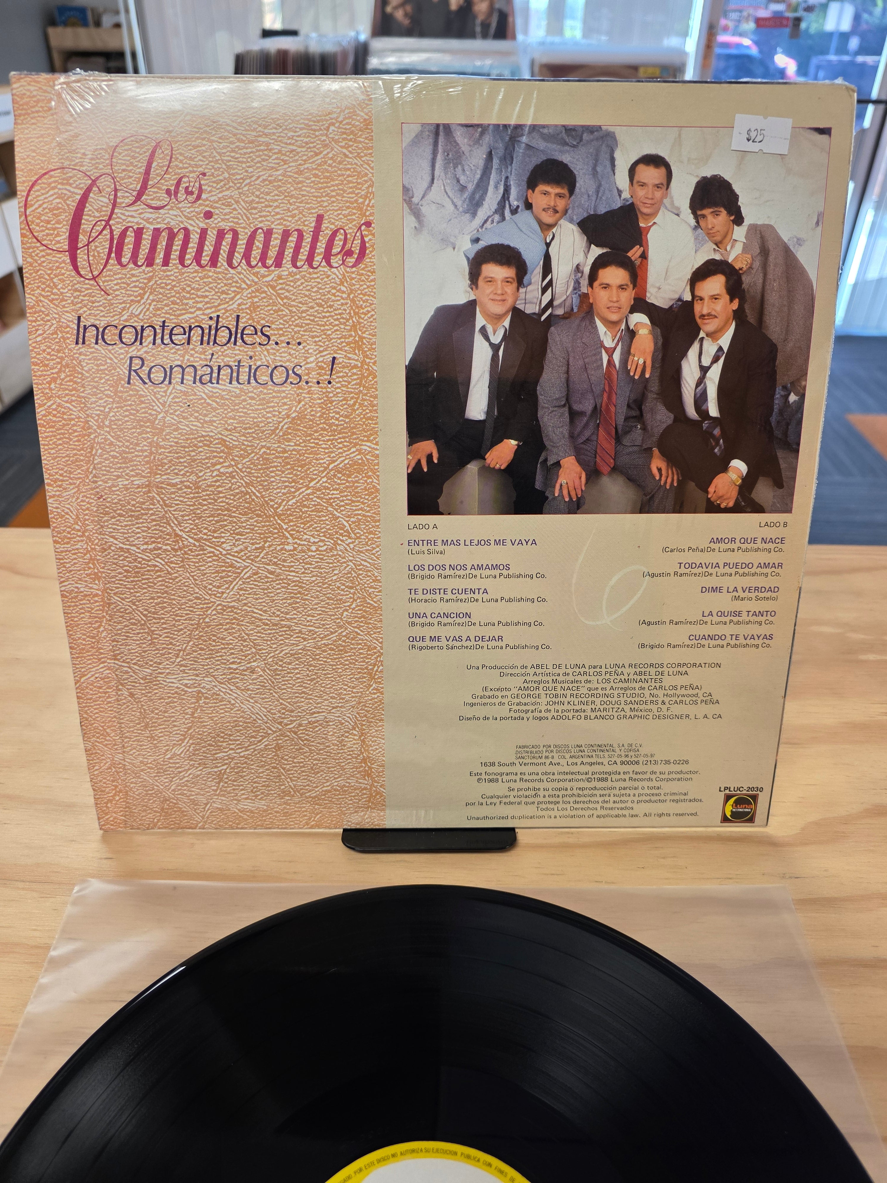 Los Caminantes - Incontenibles, Romanticos
