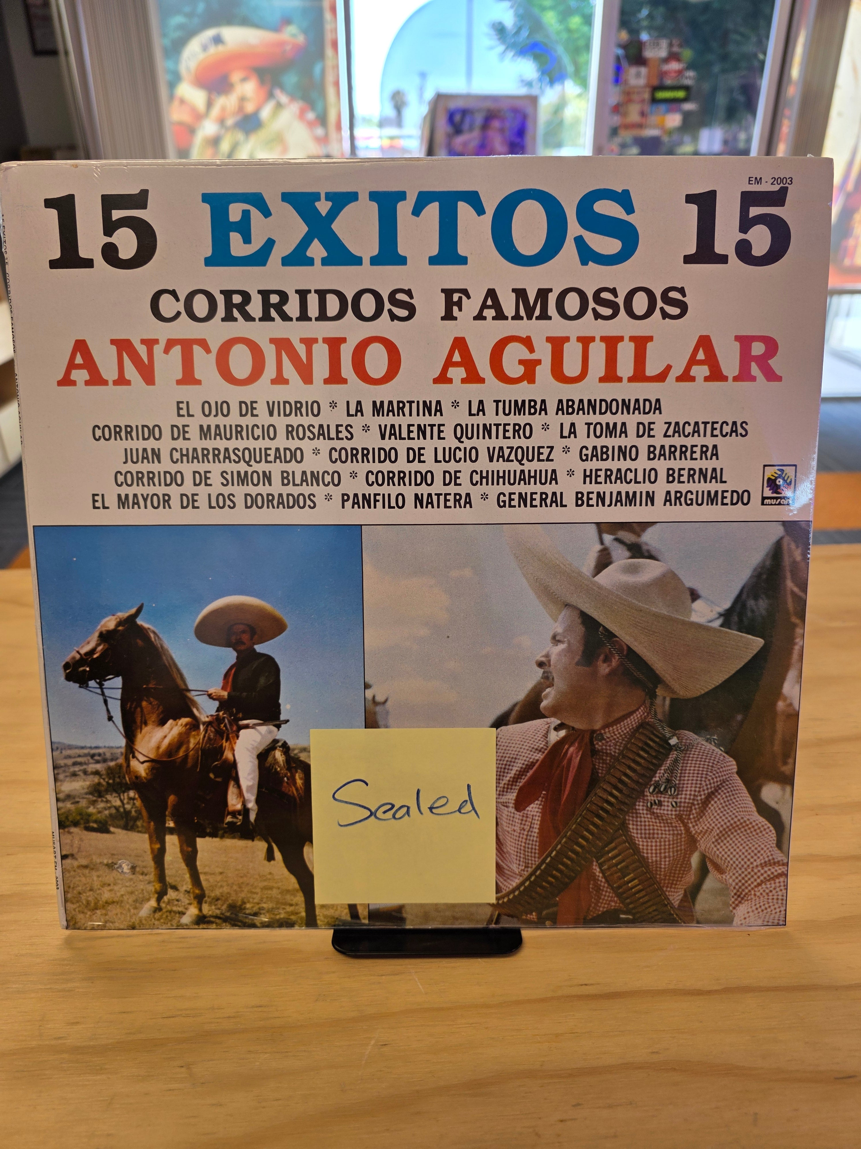 Antonio Aguilar 15 exitos corridos famosos (Sealed)