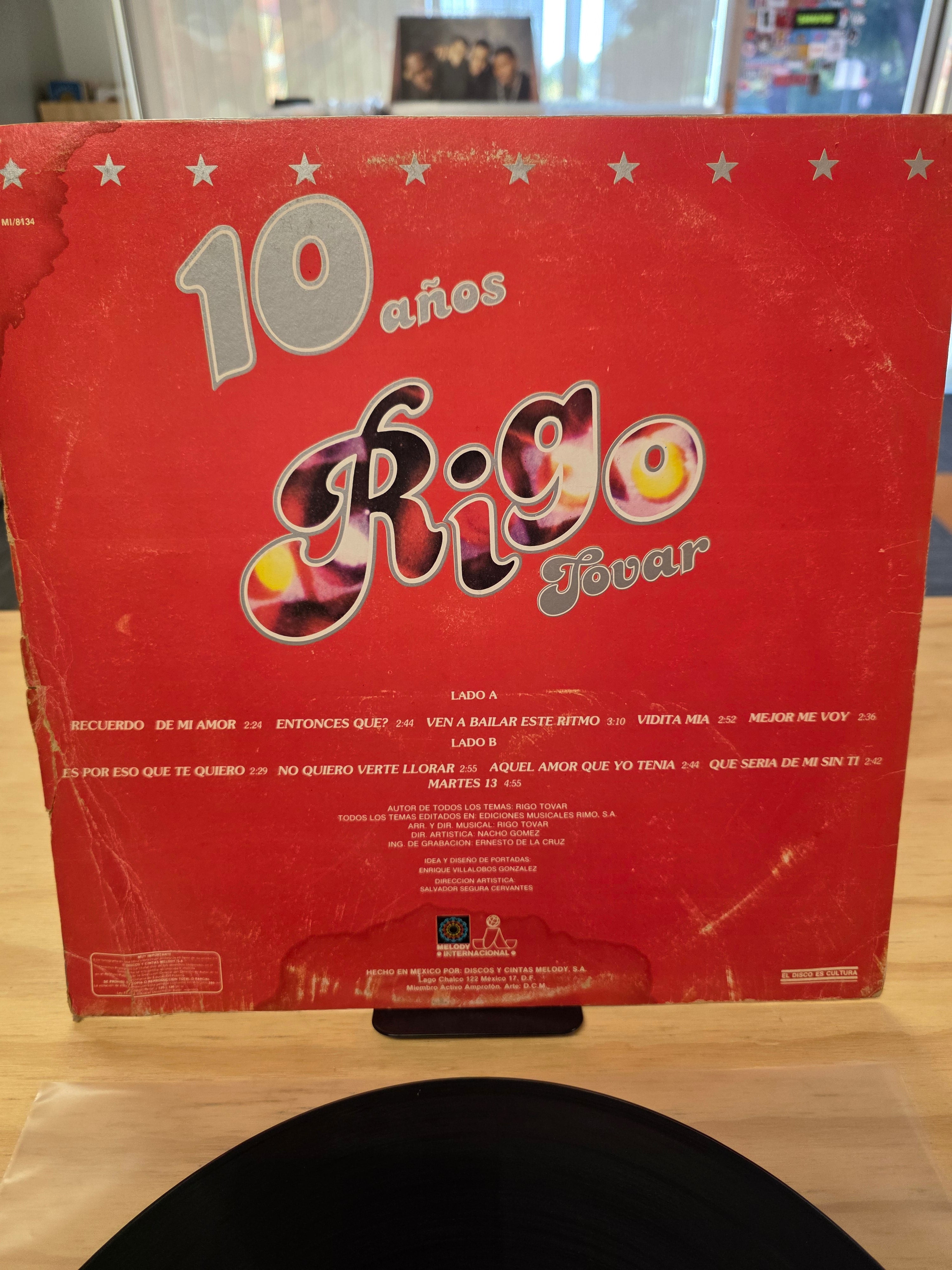 Rigo Tovar - 10 años Tropicalismo