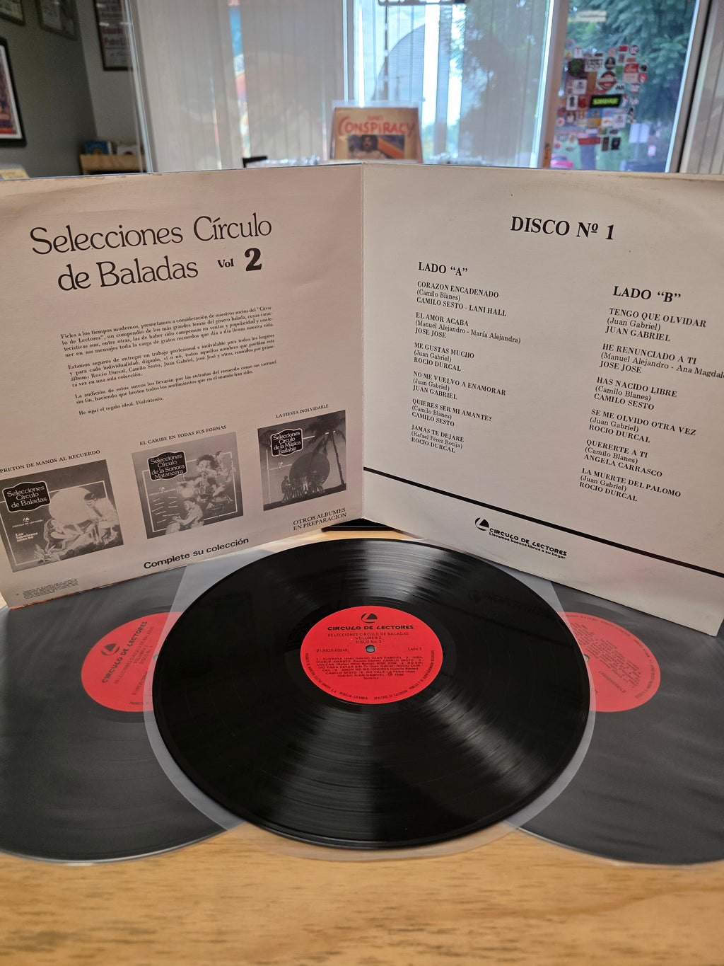 Selecciones circulo de Baladas vol 2 - Jose Jose, Juan Gabriel, Camilo Sesto etc... 3 Lp Compilation - Colombia