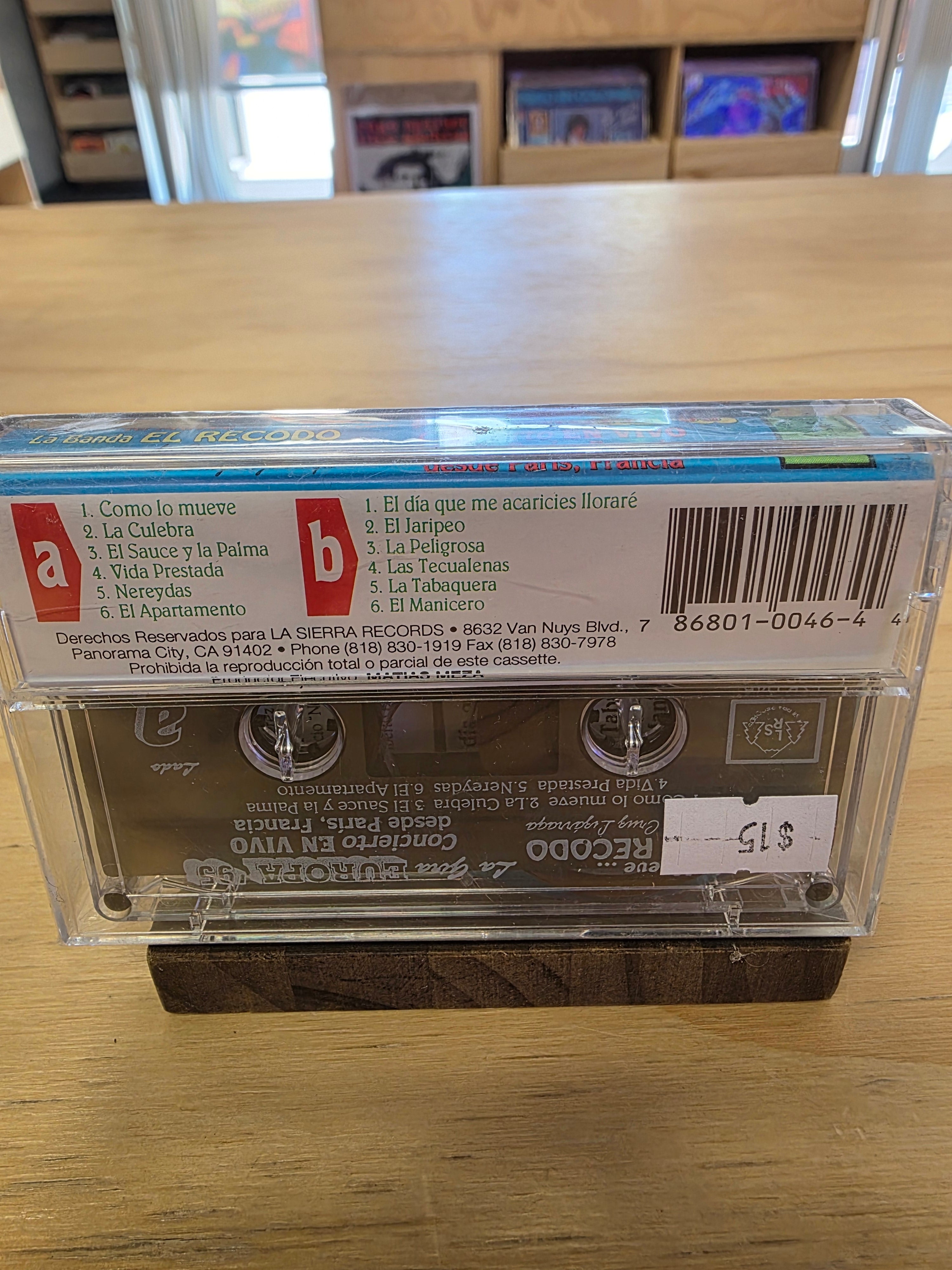 La Banda El Recodo- La Gira Europa 95 - Cassette Sealed