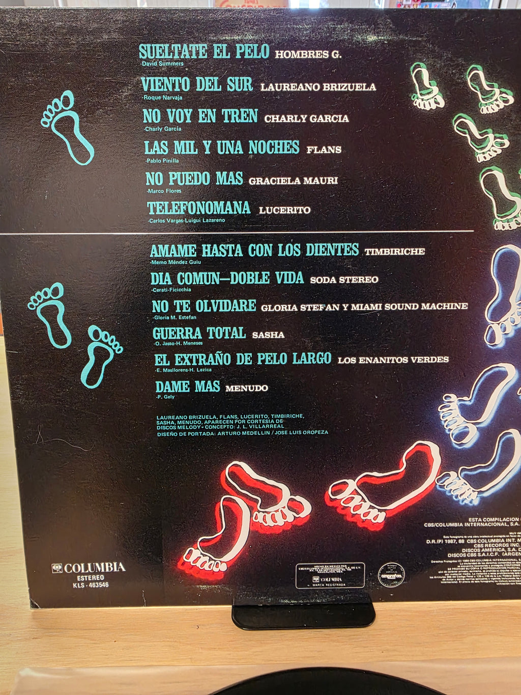 La Huella del exito vol 2 (Hombres G, Soda Stereo, Enanitos Verdes) Rare Compilation