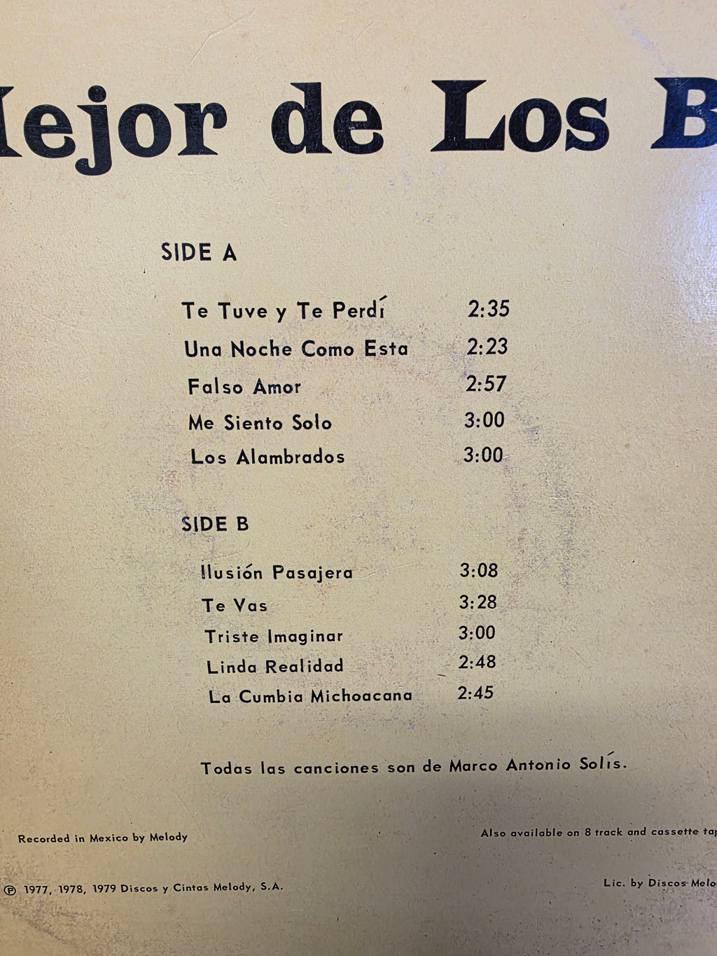 Los Bukis - Lo mejor de los Bukis