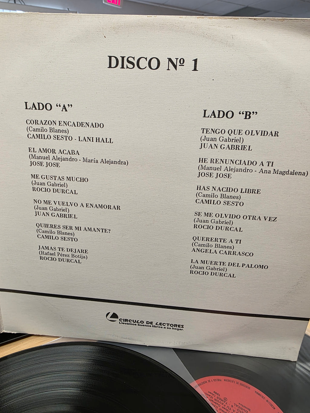 Selecciones circulo de Baladas vol 2 - Jose Jose, Juan Gabriel, Camilo Sesto etc... 3 Lp Compilation - Colombia