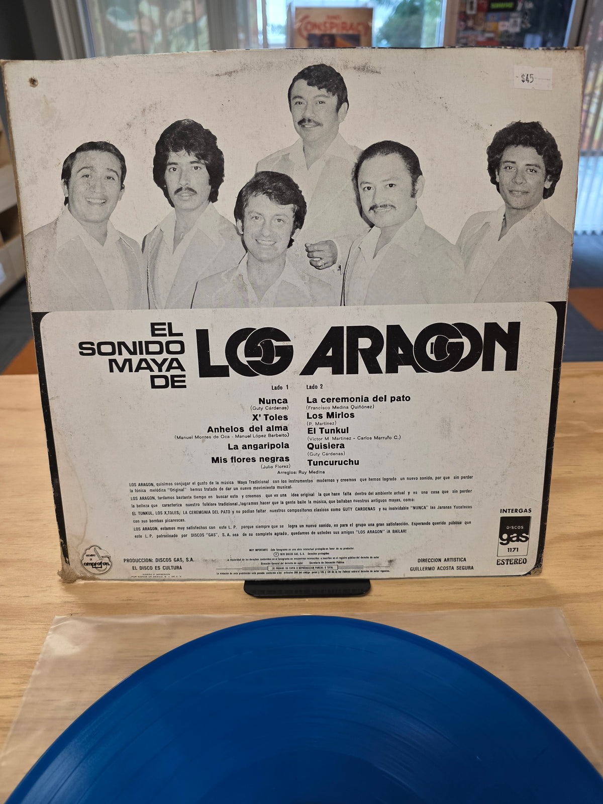 Los Aragon - El sonido Maya de los Aragon ( Blue Vinyl)