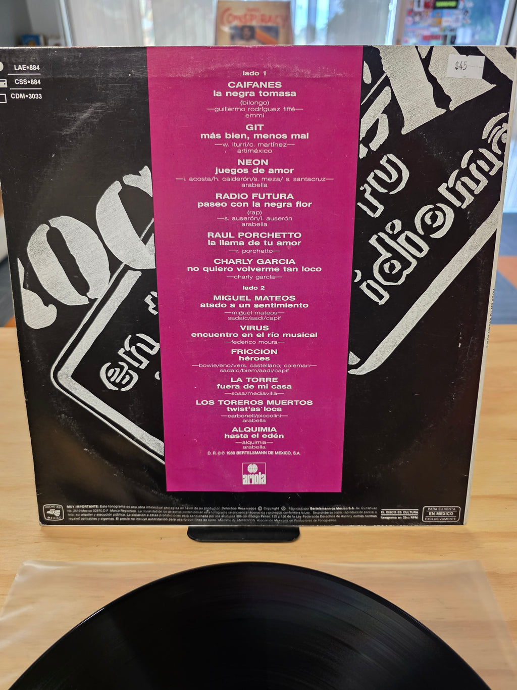 Rock en tu Idioma vol 3 (Caifanes, Git, Charly Garcia, Virus) Rare Compilation